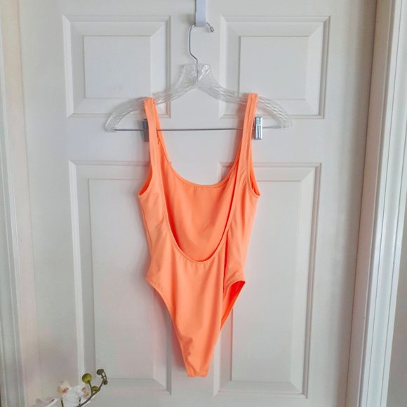 NWT Body Glove one piece neon mango swimsuit - Picture 6 of 6